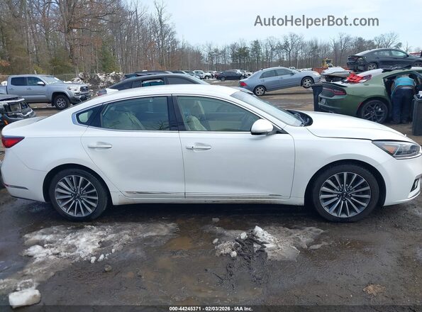 KNALB4J18H5086997 2017 KIA CADENZA White Rear interior view