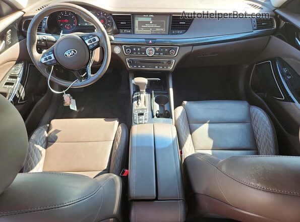 KNALC4J10J5098466 2018 KIA CADENZA Black Dashboard view