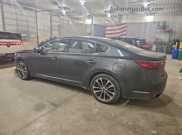 KNALC4J11J5100340 2018 KIA CADENZA Gray Rear left