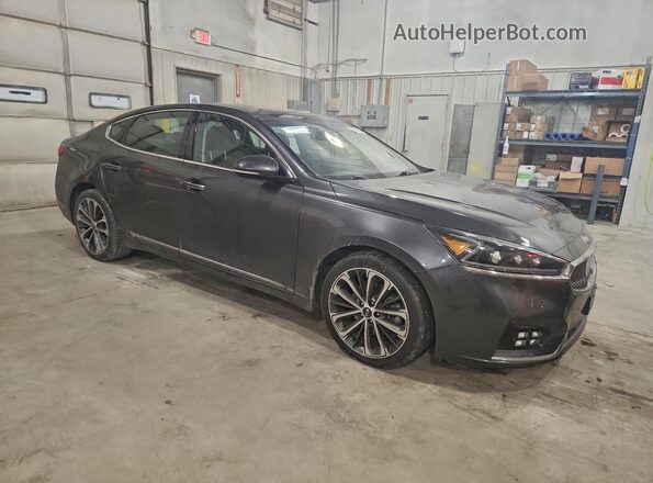 KNALC4J11J5100340 2018 KIA CADENZA Gray Front right