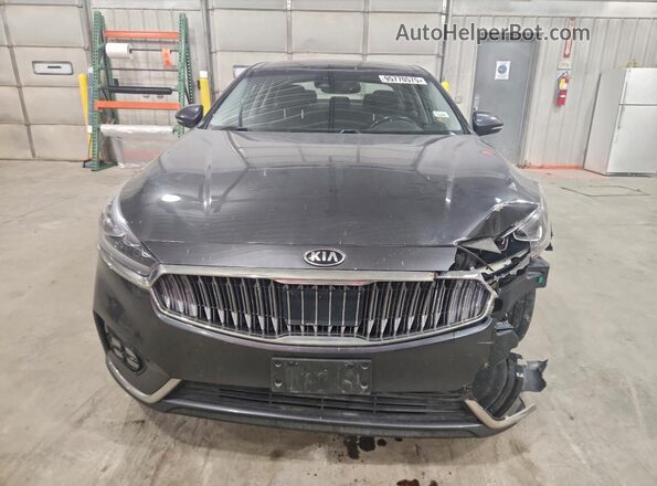 KNALC4J11J5100340 2018 KIA CADENZA Gray Front view