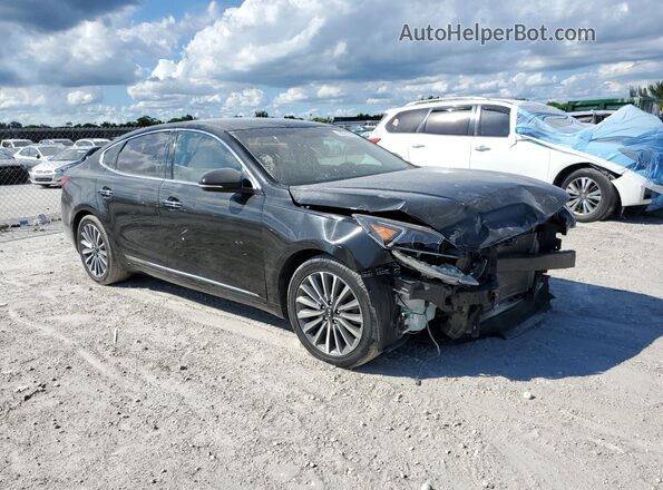 KNALC4J11J5101357 2018 KIA CADENZA Black Առջևի աջ