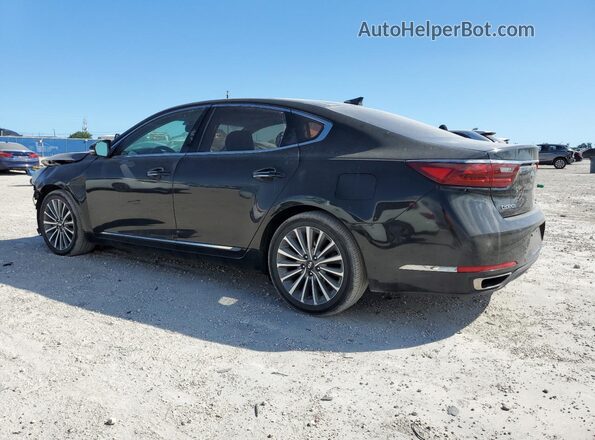KNALC4J11J5101357 2018 KIA CADENZA Black Հետևի ձախ