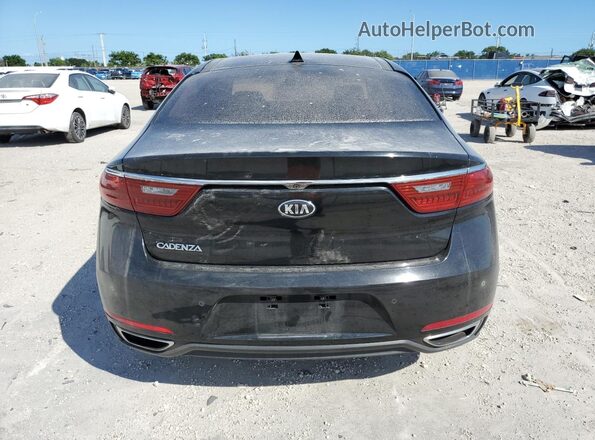 KNALC4J11J5101357 2018 KIA CADENZA Black Հետևի տեսք