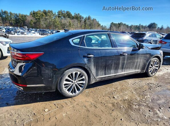 KNALC4J18K5166790 2019 KIA CADENZA Black Trasero derecho