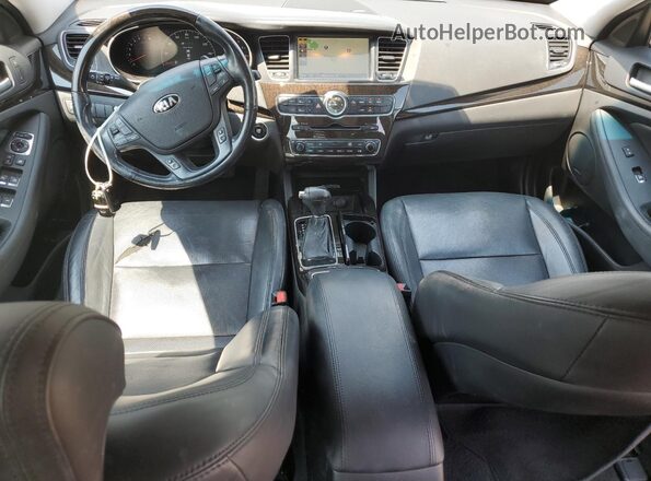 KNALN4D71G5213577 2016 KIA CADENZA Silver წინა პანელის ხედი