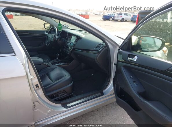 KNALN4D74G5217817 2016 KIA CADENZA Silver Widok wnętrza z przodu