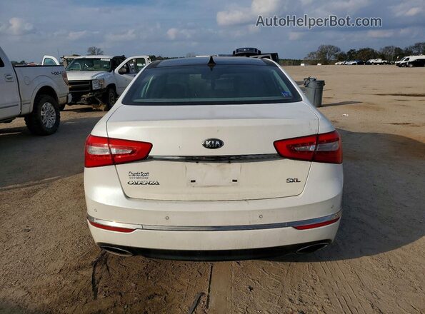 KNALN4D76G5209511 2016 KIA CADENZA White Հետևի տեսք