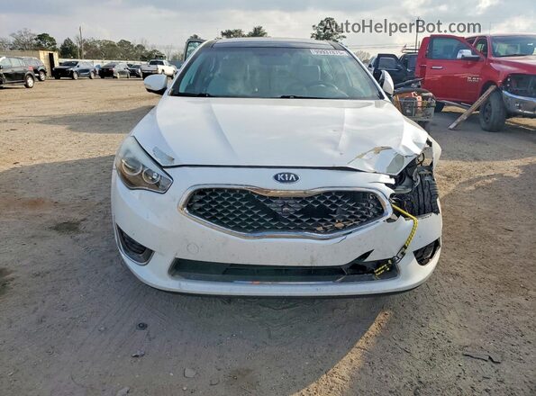 KNALN4D76G5209511 2016 KIA CADENZA White Դիմացի տեսք