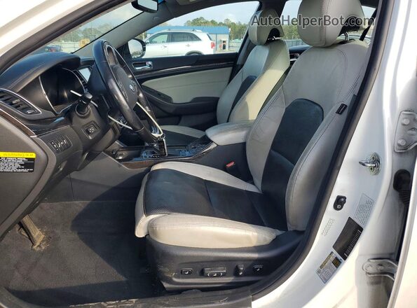 KNALN4D76G5209511 2016 KIA CADENZA White Սալոնի դիմացի տեսք
