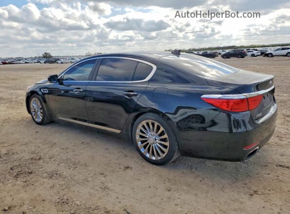 KNALW4D47G6028592 2016 KIA K900 Black Задня ліва чверть