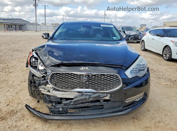 KNALW4D47G6028592 2016 KIA K900 Black Вид спереду
