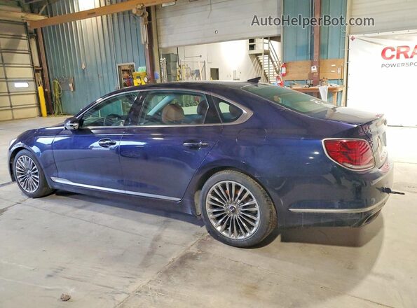 KNAS34J69K6008007 2019 KIA K900 Blue Trasero izquierdo