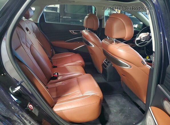 KNAS34J69K6008007 2019 KIA K900 Blue Vista de los asientos traseros