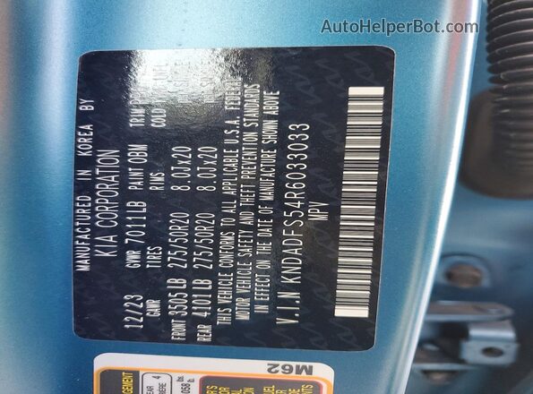 KNDADFS54R6033033 2024 KIA EV9 Blue 