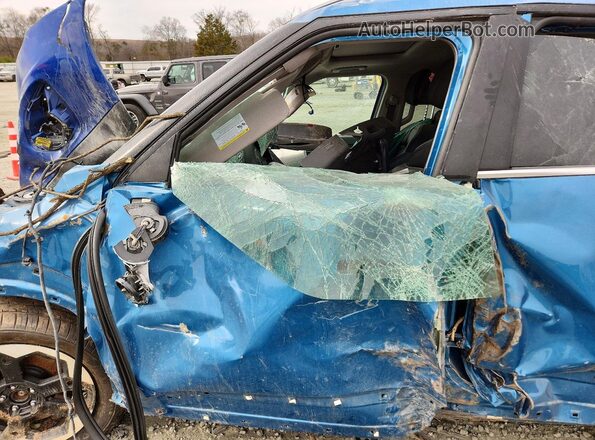 KNDADFS57R6027078 2024 KIA EV9 Blue Widok wnętrza z przodu