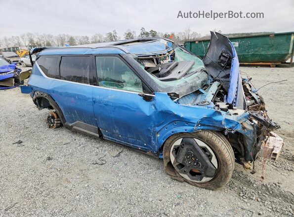 KNDADFS57R6027078 2024 KIA EV9 Blue Przód prawy