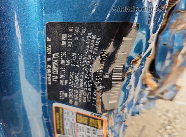 KNDADFS57R6027078 2024 KIA EV9 Blue Widok komory silnika