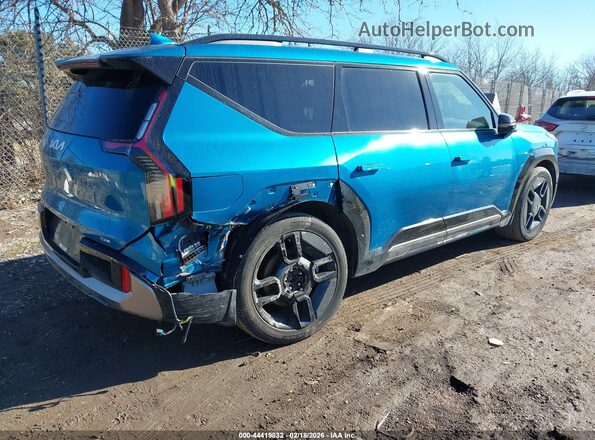 KNDAEFS57R6037753 2024 KIA EV9 Синий Задняя правая четверть