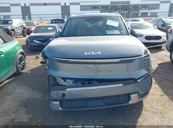 KNDAFFS55R6037165 2024 KIA EV9 Gray Вид щитка приладів