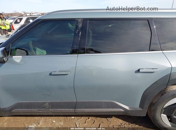 KNDAFFS55R6037165 2024 KIA EV9 Gray Панорамний вид салону 360°