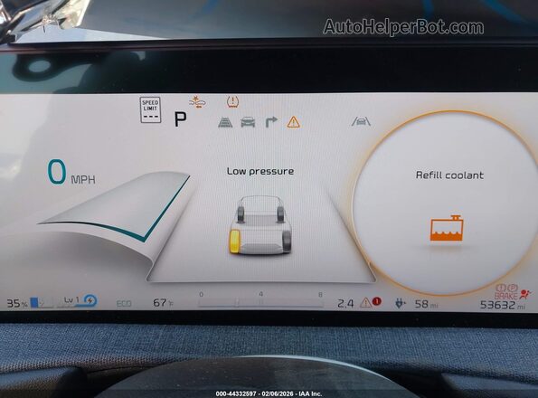 KNDC34LB6R5203323 2024 KIA EV6 Black Вид задніх сидінь