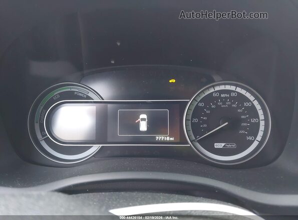 KNDCB3LC3K5246125 2019 KIA NIRO White Widok tylnych siedzeń