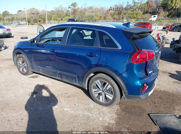KNDCB3LC3M5475732 2021 KIA NIRO Blue Հետևի ձախ