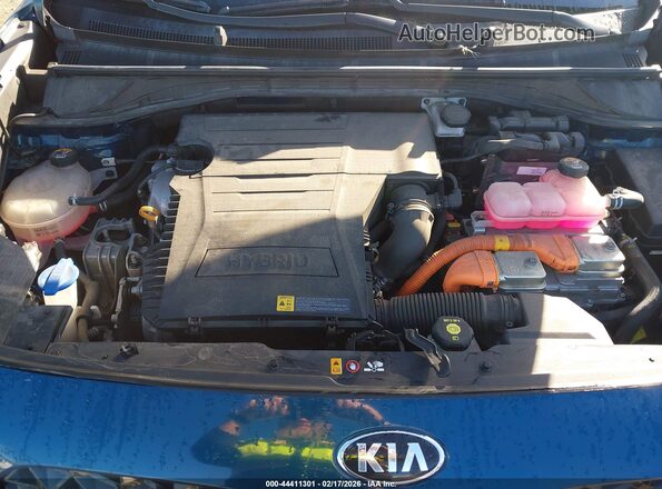 KNDCB3LC3M5475732 2021 KIA NIRO Blue Հետևի տեսք