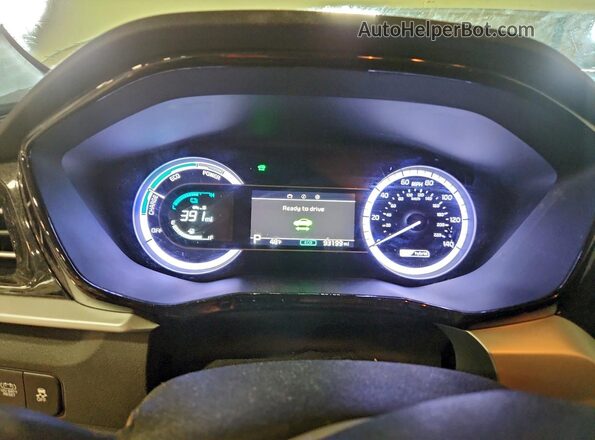 KNDCB3LC4N5534689 2022 KIA NIRO White Vista del cuadro de instrumentos