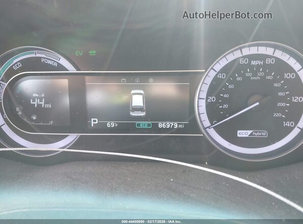 KNDCB3LC6M5469228 2021 KIA NIRO Black Հետևի նստատեղերի տեսք