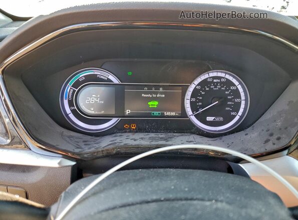 KNDCB3LC8M5486600 2021 KIA NIRO Silver Սարքավորումների վահանակի տեսք