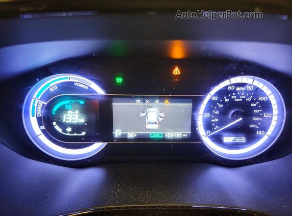 KNDCB3LC8N5534646 2022 KIA NIRO White Вид щитка приладів