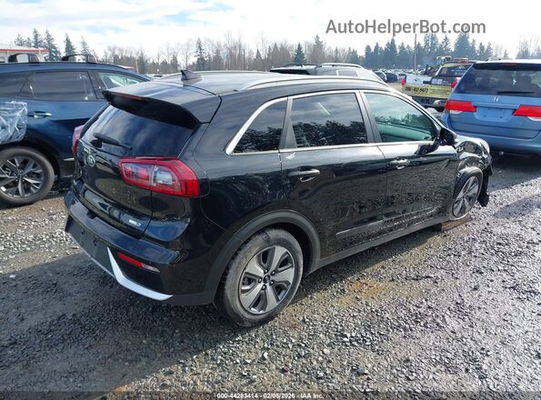KNDCC3LC0K5342145 2019 KIA NIRO Черный Задняя правая четверть