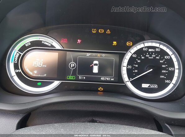 KNDCC3LC0K5342145 2019 KIA NIRO Черный Вид задних сидений
