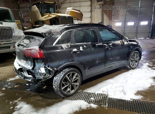 KNDCC3LC7N5502235 2022 KIA NIRO Black Հետևի աջ