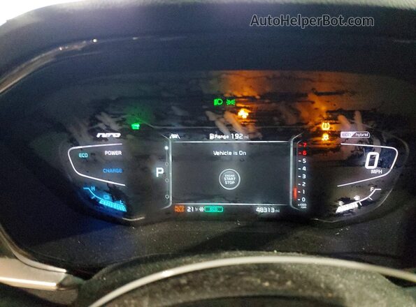 KNDCC3LC7N5502235 2022 KIA NIRO Black Սարքավորումների վահանակի տեսք