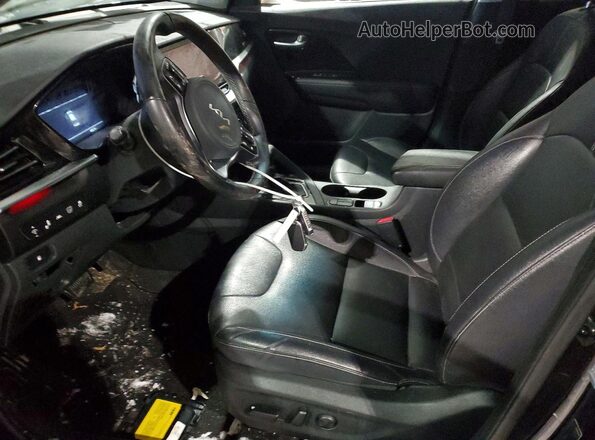 KNDCC3LC7N5502235 2022 KIA NIRO Black Սալոնի դիմացի տեսք