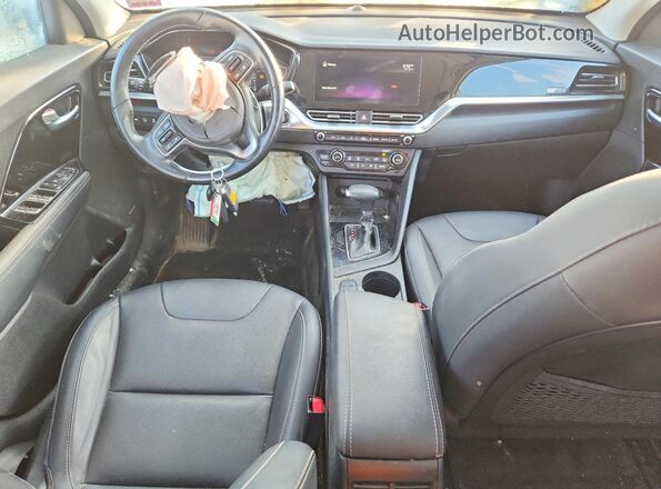 KNDCC3LC9N5502009 2022 KIA NIRO Gray Вид панелі приладів