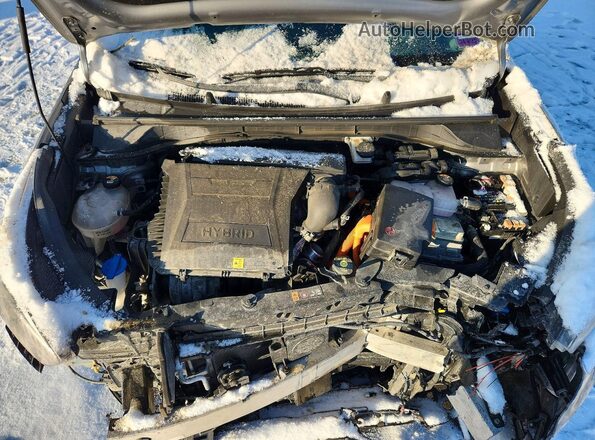 KNDCC3LC9N5502009 2022 KIA NIRO Gray Вид задньої частини салону