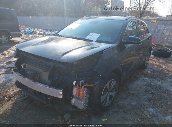 KNDCC3LD2J5186942 2018 KIA NIRO PLUG-IN HYBRID Black Przód lewy