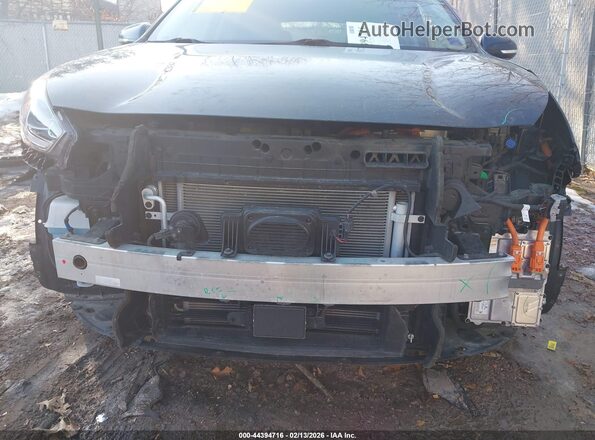KNDCC3LD2J5186942 2018 KIA NIRO PLUG-IN HYBRID Black Widok z przodu