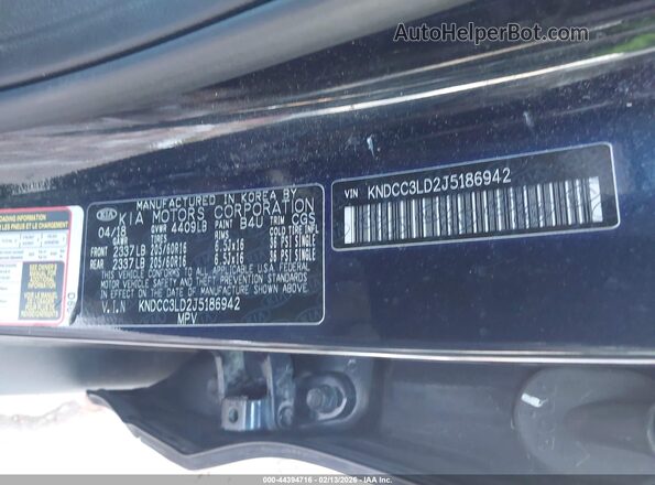 KNDCC3LD2J5186942 2018 KIA NIRO PLUG-IN HYBRID Black Widok komory silnika