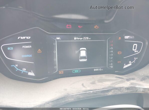 KNDCC3LDXM5473935 2021 KIA NIRO PLUG-IN HYBRID Black Հետևի նստատեղերի տեսք