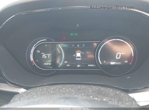 KNDCC3LG5M5107472 2021 KIA NIRO EV Silver უკანა სავარძლების ხედი
