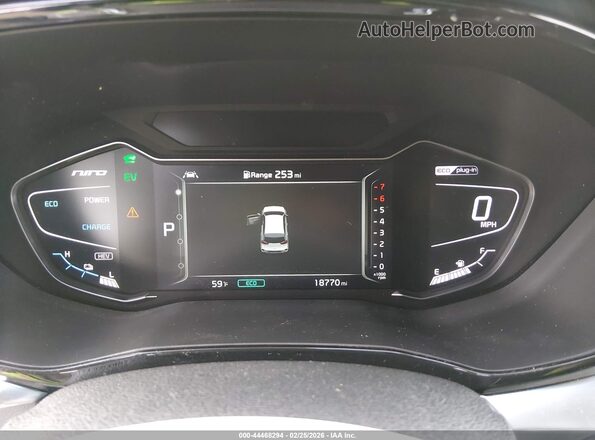 KNDCD3LD8N5547870 2022 KIA NIRO PLUG-IN HYBRID Black Rear seats view