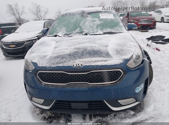 KNDCE3LC2K5322179 2019 KIA NIRO Blue ხელსაწყოთა პანელის ხედი