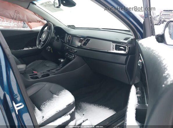 KNDCE3LC2K5322179 2019 KIA NIRO Blue წინა სალონის ხედი