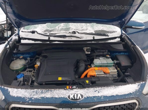 KNDCE3LC2K5322179 2019 KIA NIRO Blue უკანა ხედი