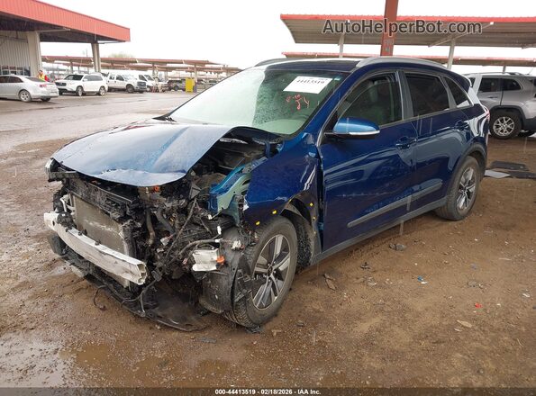 KNDCE3LC5M5465212 2021 KIA NIRO Blue Передня ліва чверть